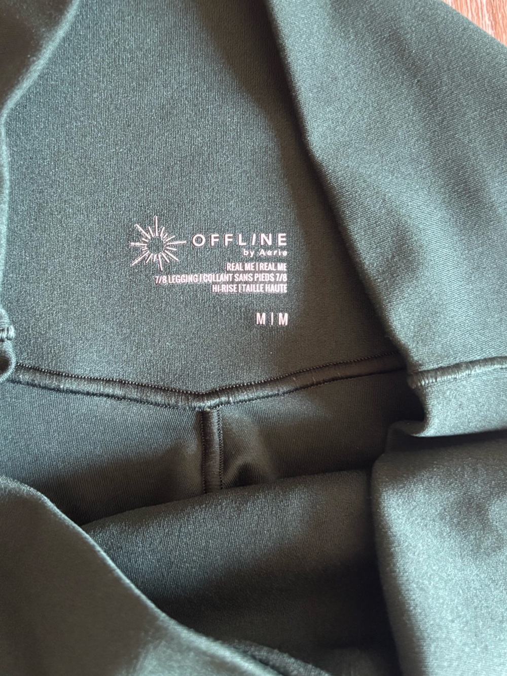 aerie OFFLINE 7/8 Leggings in Dark Green